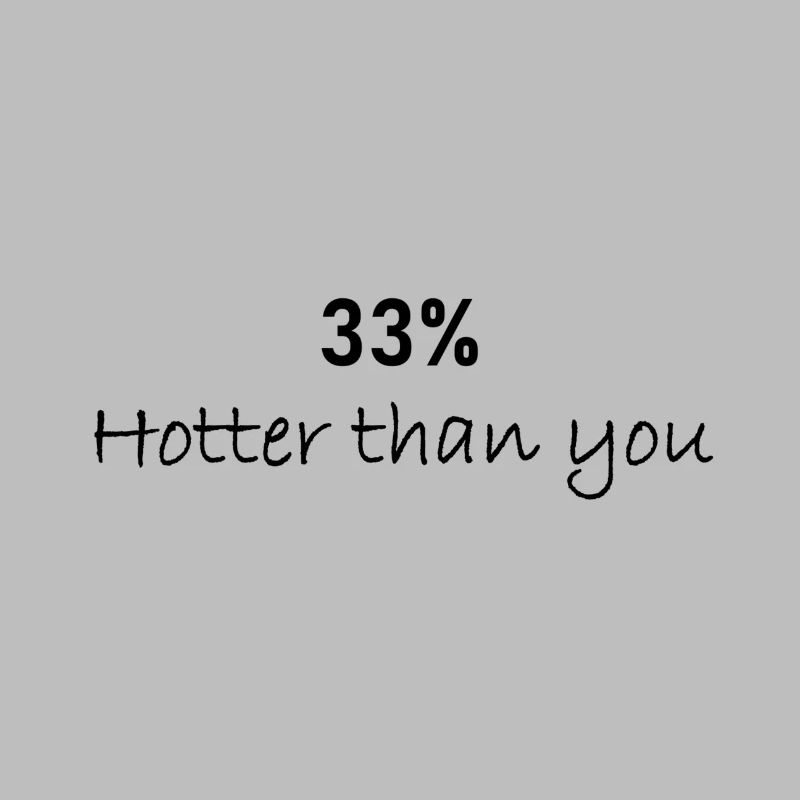 33 pour cent plus chaud