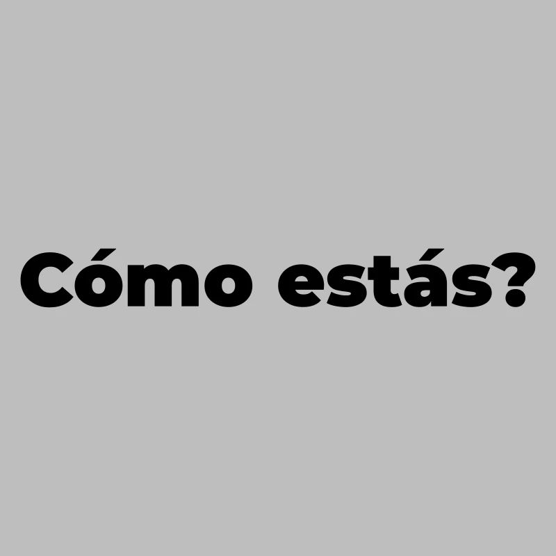 como estas