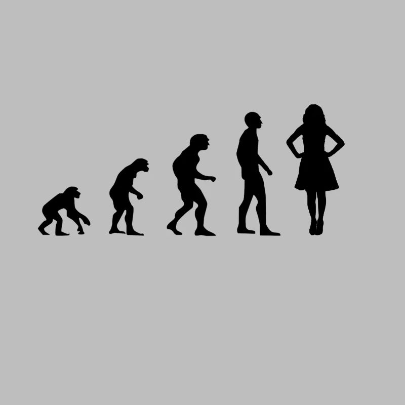 Evolution Dragqueen Regenbogen