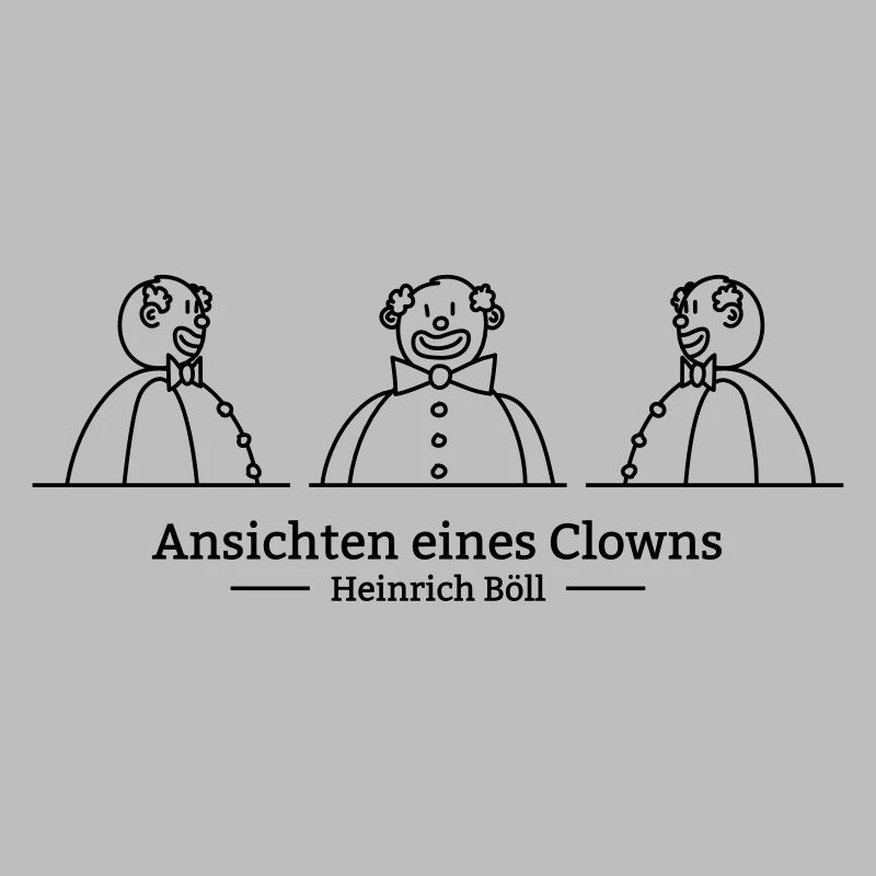 Ansichten eines Clowns (einfarbig)