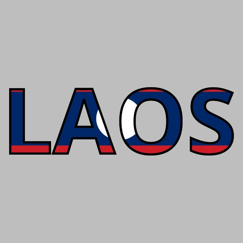 Flagge von Laos