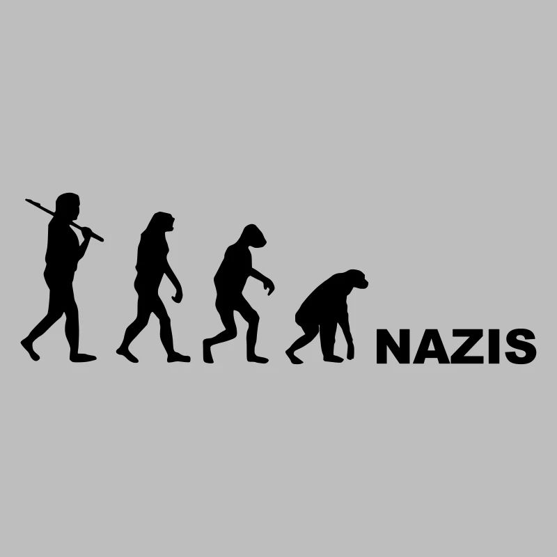 Evolution Rückwärts Nazis