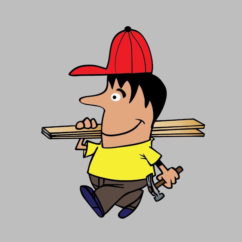 Artisan de la construction, constructeur de marteaux, de planches