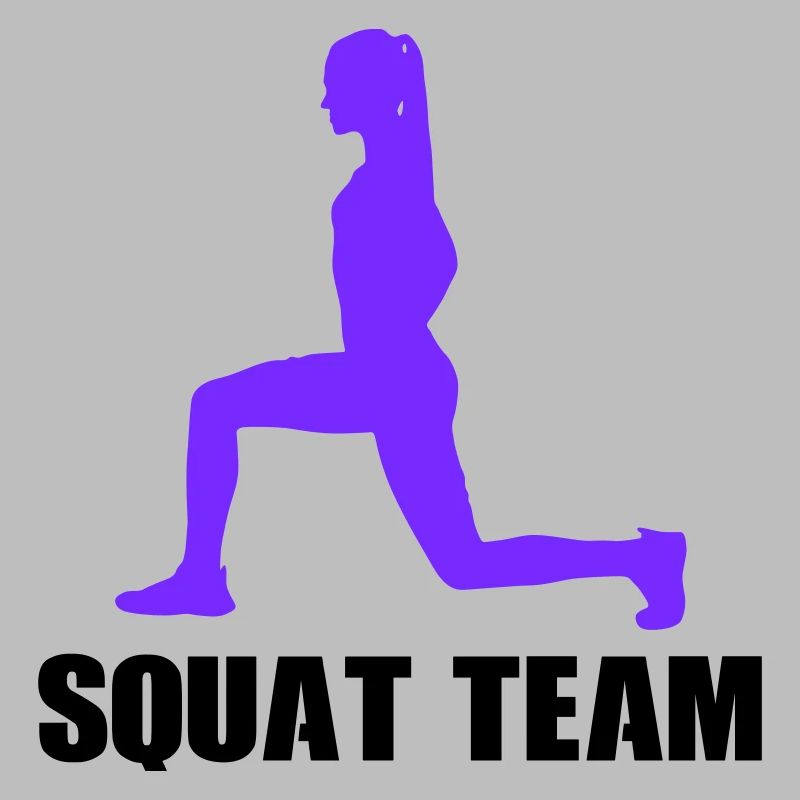 Woman Squat Team