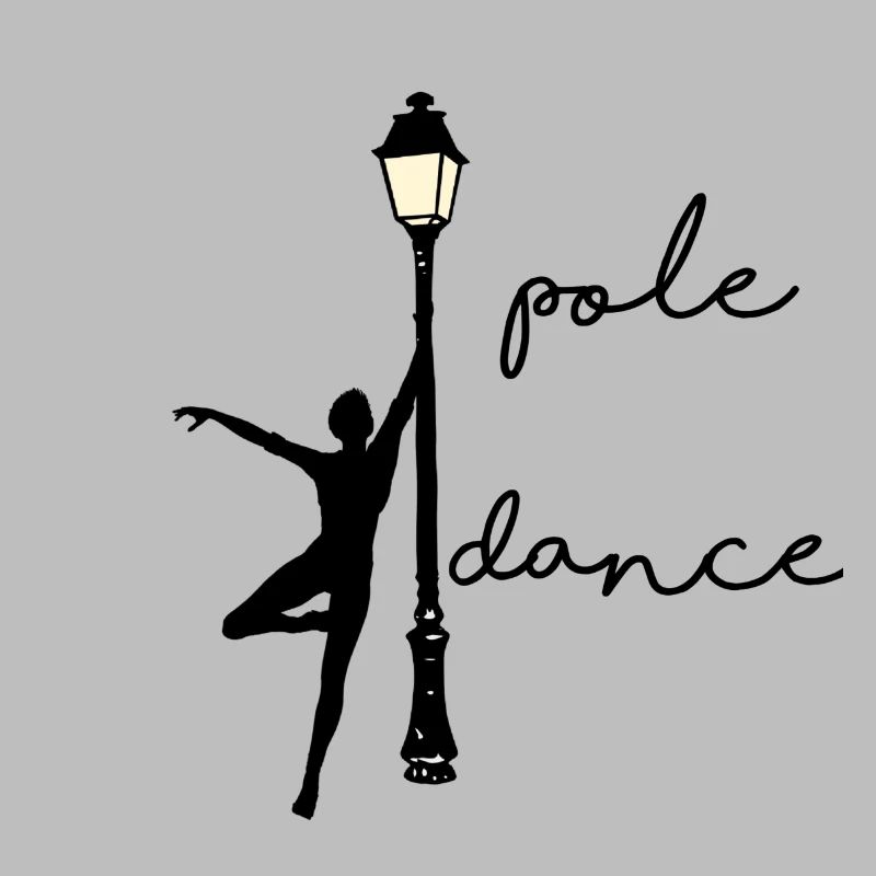 Pole Dance an einer Laterne