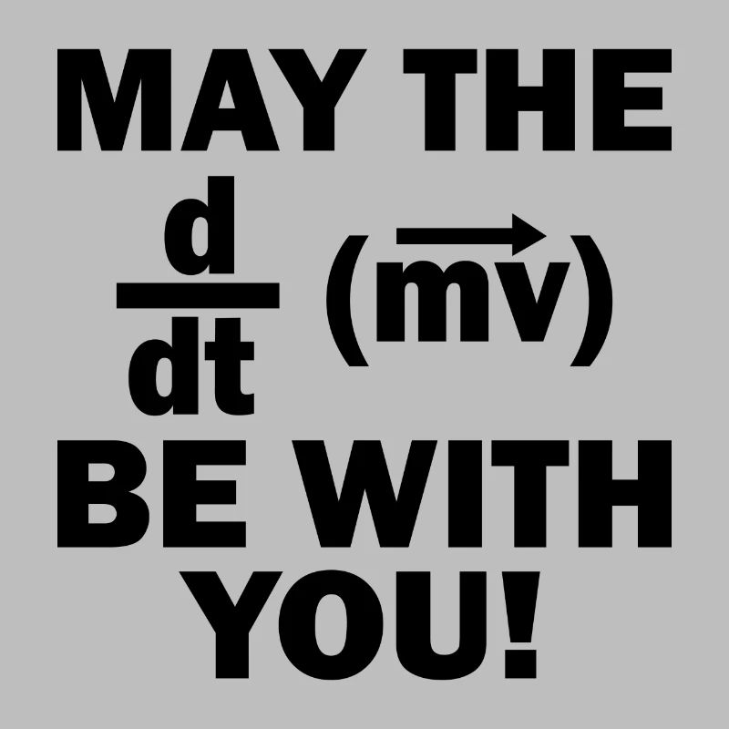 Force Impulse Physics Physicist Gift