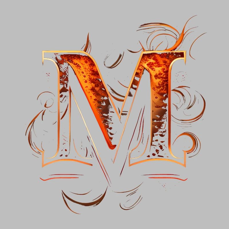 M Lettre initiale