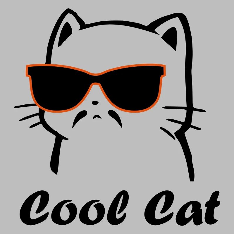 Katze Cool mit Sonnenbrille
