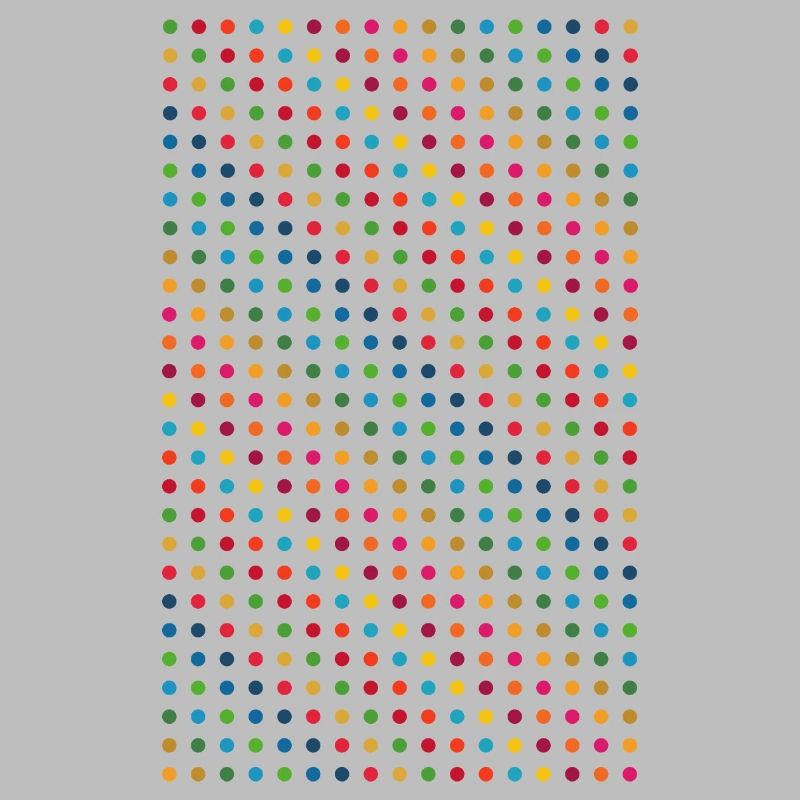 Conception de points colorés