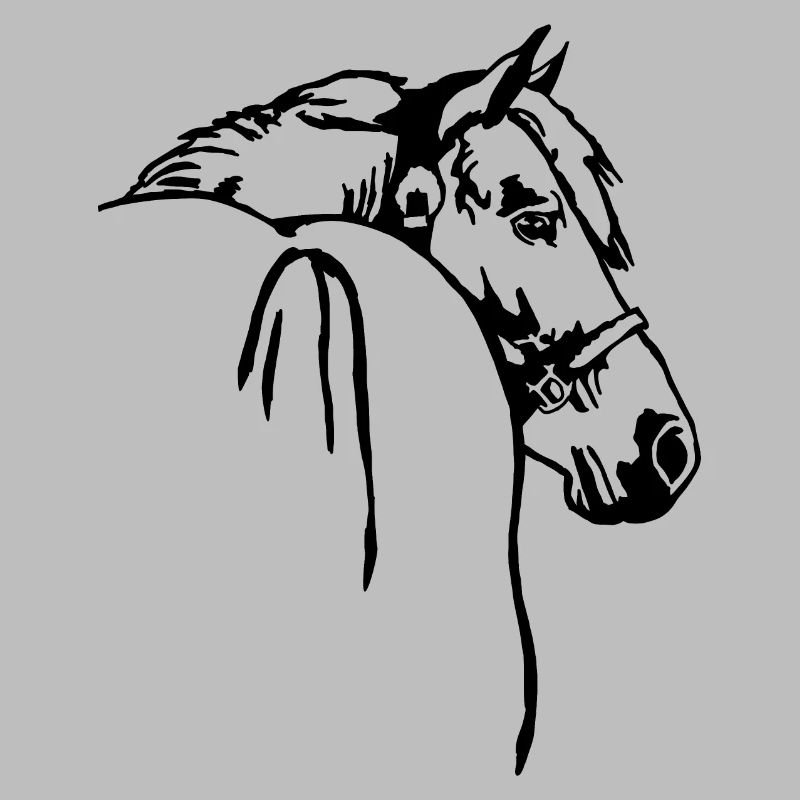Cheval western avec môlé