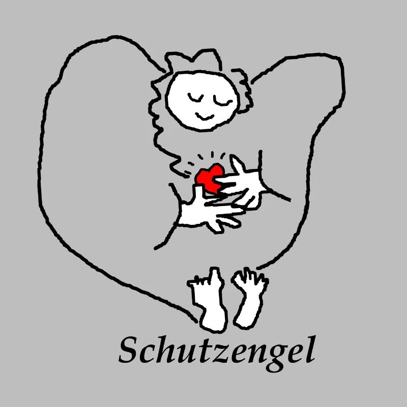 Schutzengel mit Herz