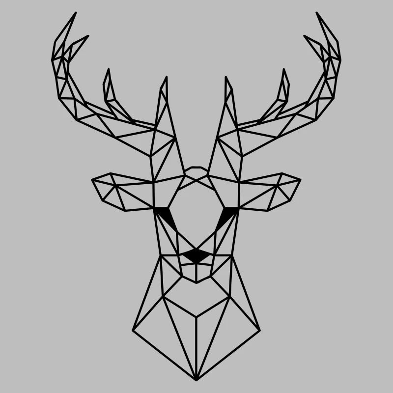 Hirsch Low Poly Hirsch Low Polygon Hirsch Kopf