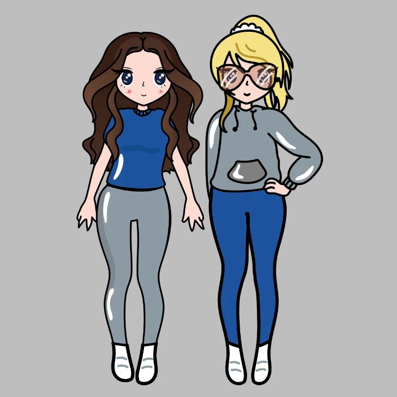 2 Mädchen