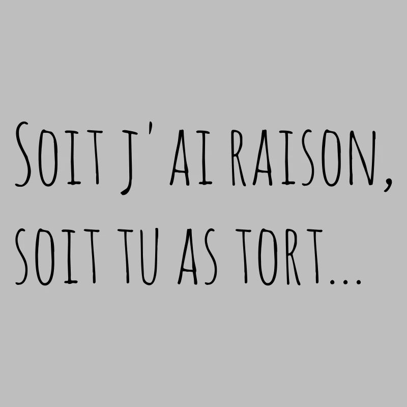 soit j'ai raison...