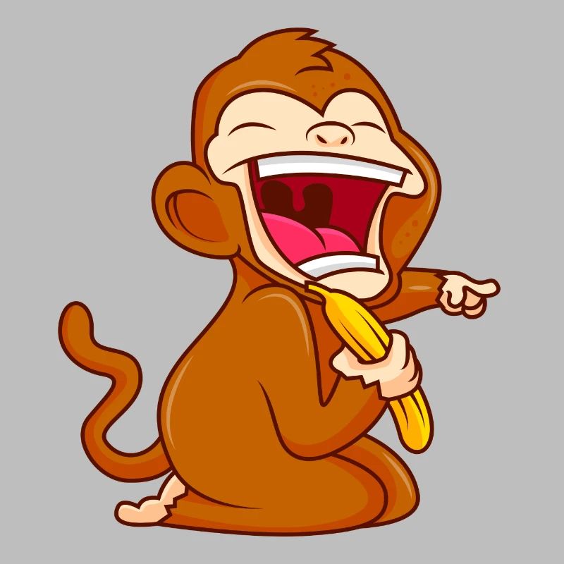 monkey banana funny comic baby monkey