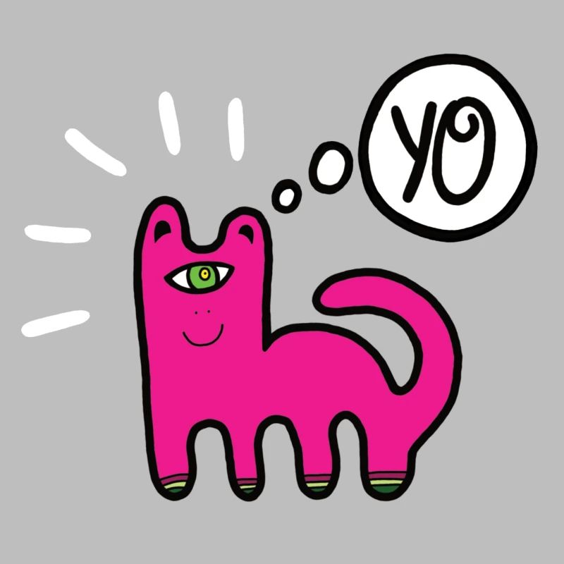 Bulle de dialogue drôle de chat