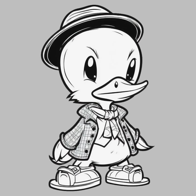 Dapper Duck - Élégant et élégant