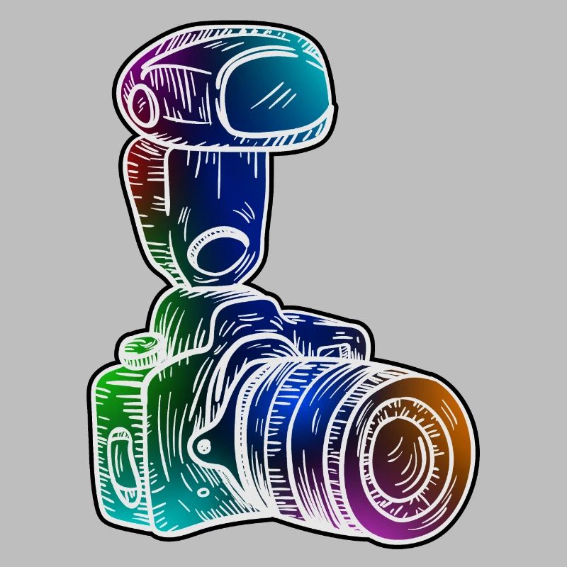 Reflex reflex caméra avec flash