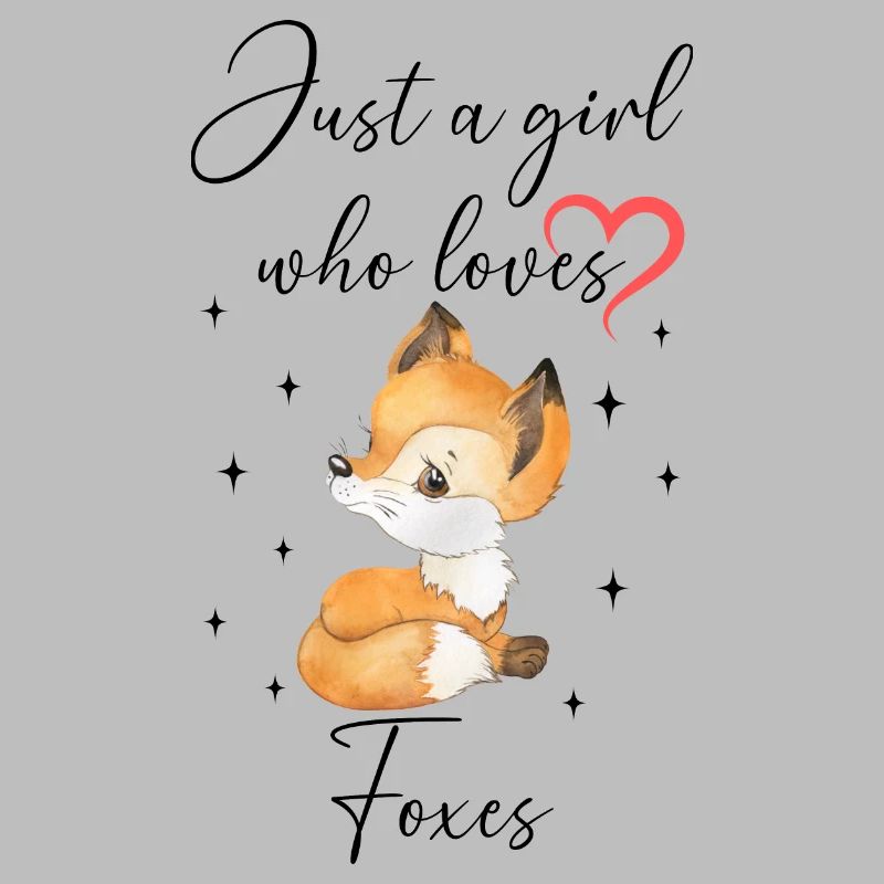 Frau Mädchen Liebe Herz Fuchs