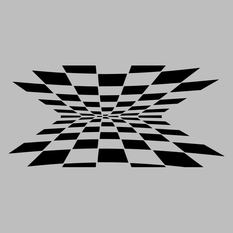 3D cube pattern black