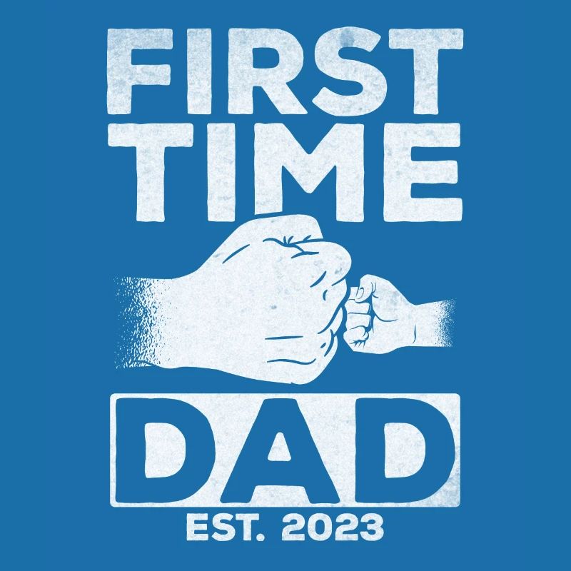 Zum ersten Mal Dad Est. 2023 Papa wird Vaterschaft