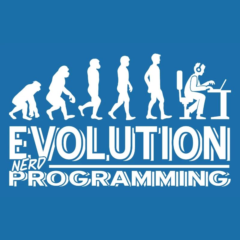 Cool drôle évolution de la programmation T-shirt
