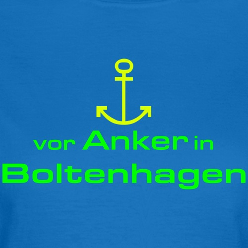 Vor Anker in Boltenhagen: Urlaub im Ostseebad - Frauen T-Shirt