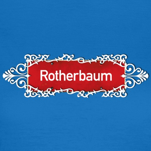 HAMBURG Rotherbaum Ortschild mit Ornament - Frauen T-Shirt