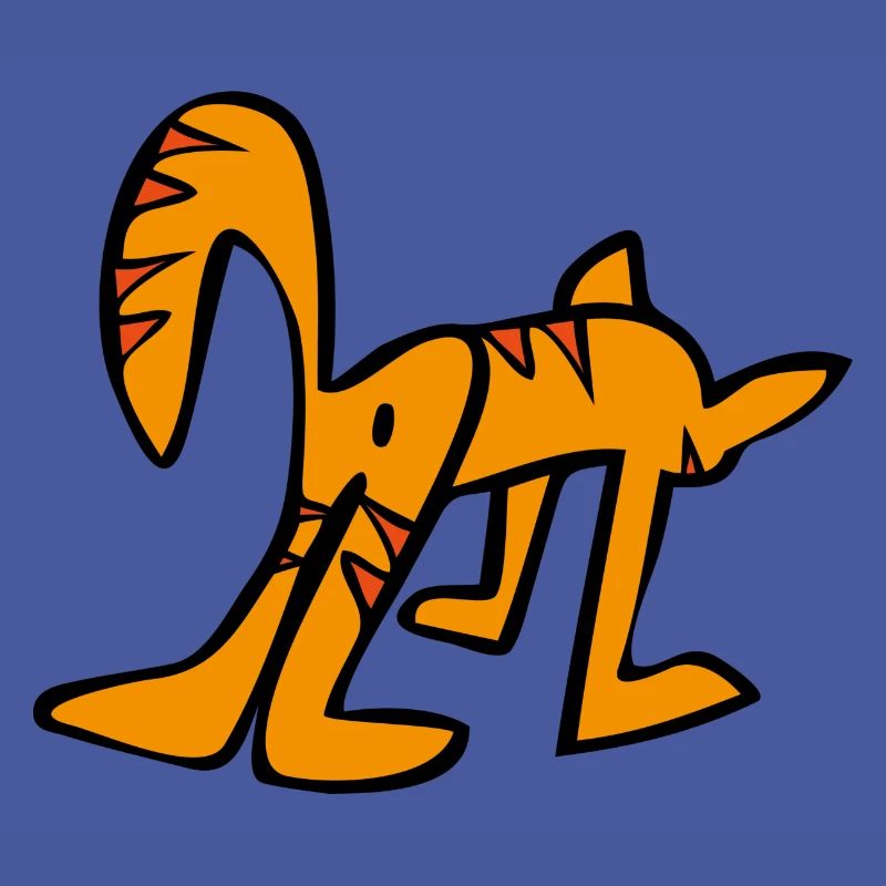 getigerte Katze,Cat,Comic
