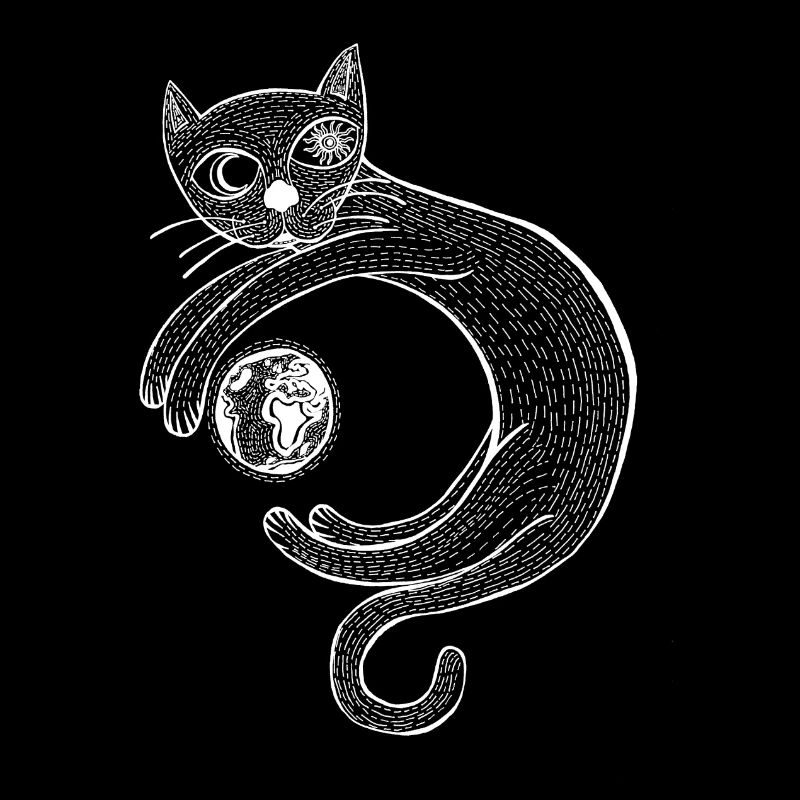 Playful Cat (White)