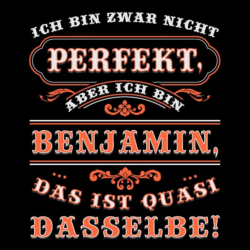 Funny BENJAMIN for Name Day with Name Name