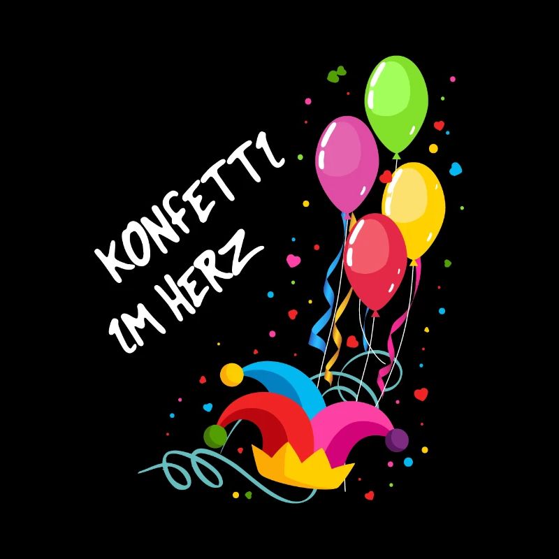 Konfetti Im Herz Narrenkappe