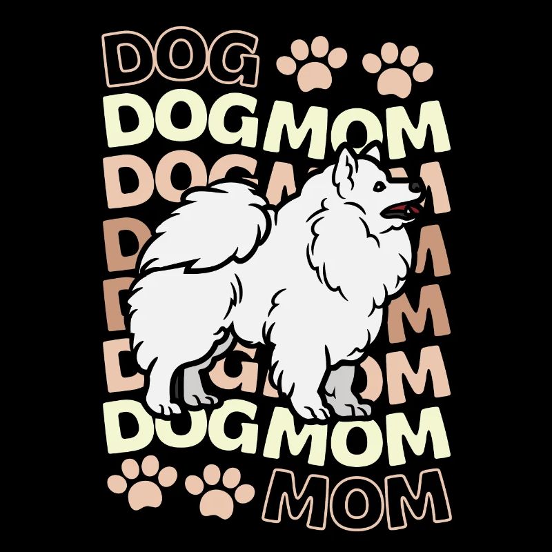 Süßer deutscher Spitz Mama Kawaii