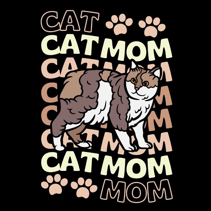 Mignon Manx Cat Maman