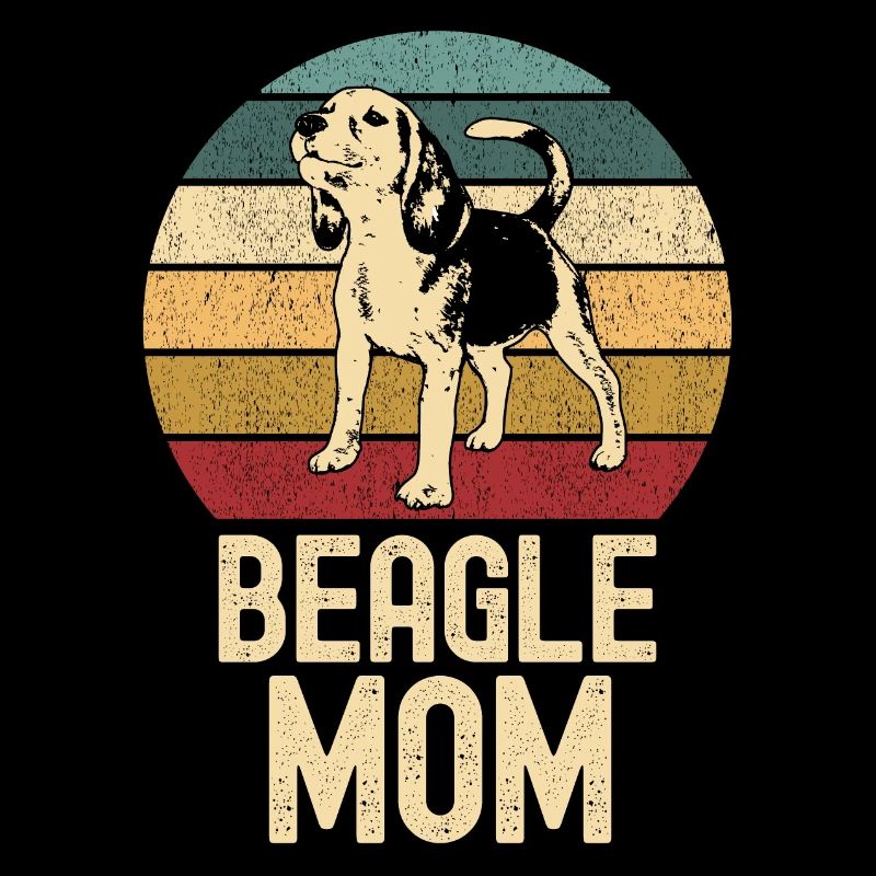 Beagle Mama retro vintage