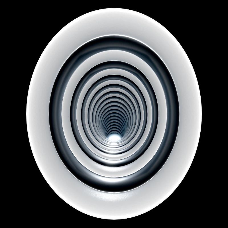 3D vortex effect with swirl / 3D effect swirl
