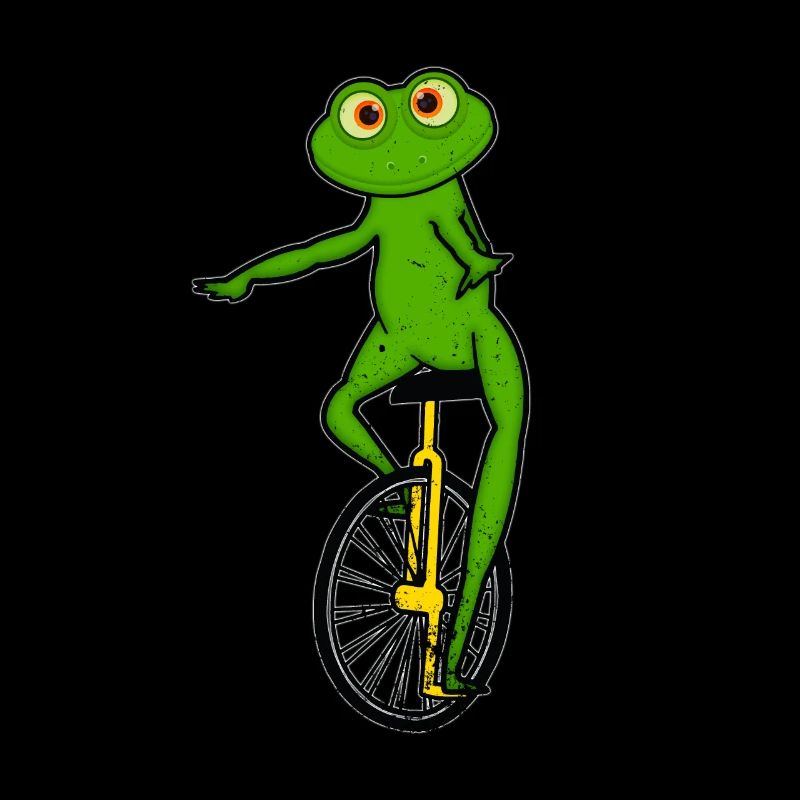 Monocycle, grenouille monocycle