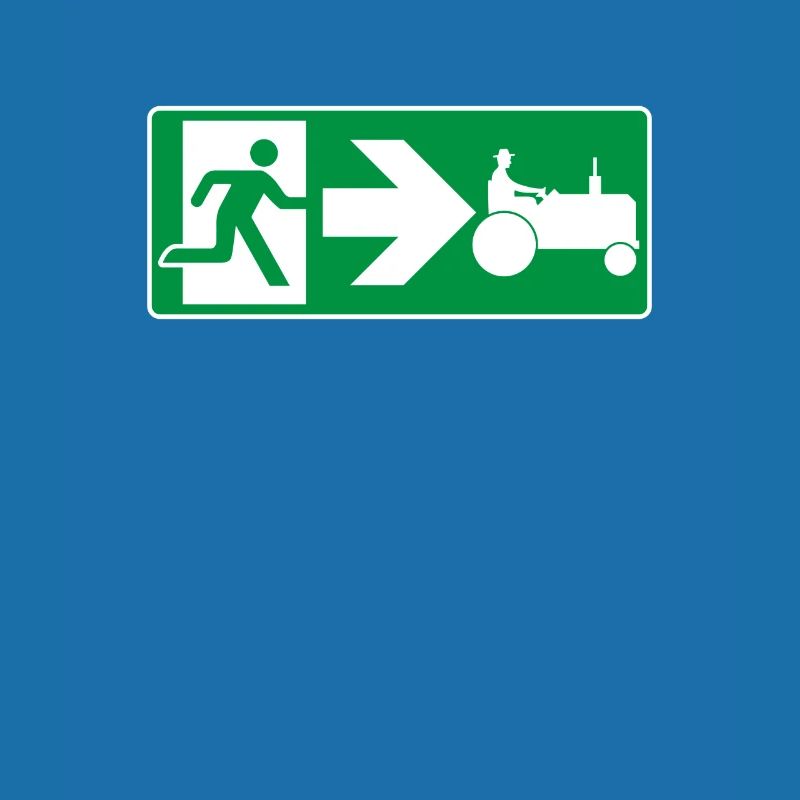 Emergency Exit Tractor Tractor Driver