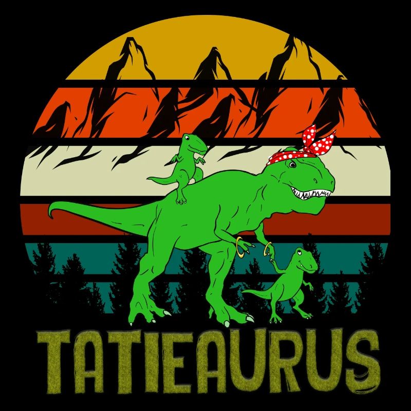 Tatiesaurus Avec Neveux Et Nièces