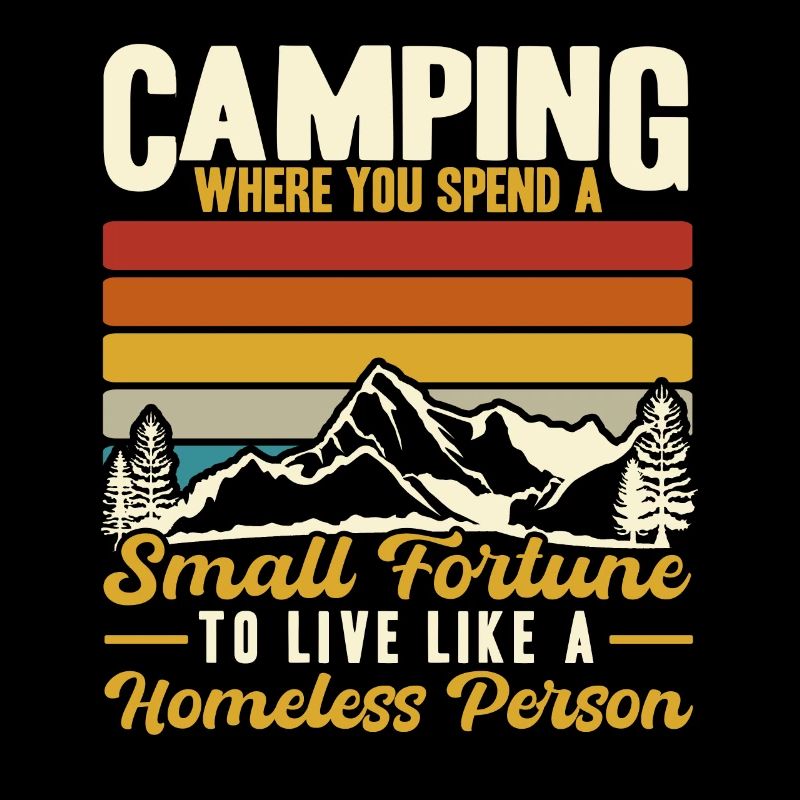 Camping où vous dépensez une petite fortune