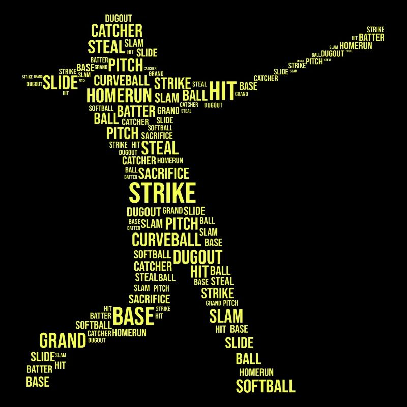 Softball proverbe pour un catcheur de softball