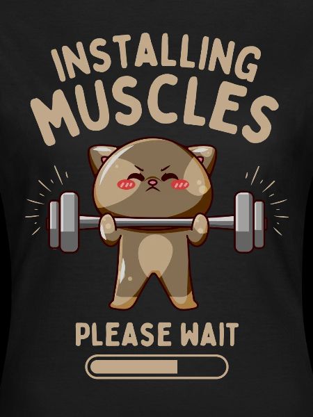 Funny Cat Fitness Krachttraining