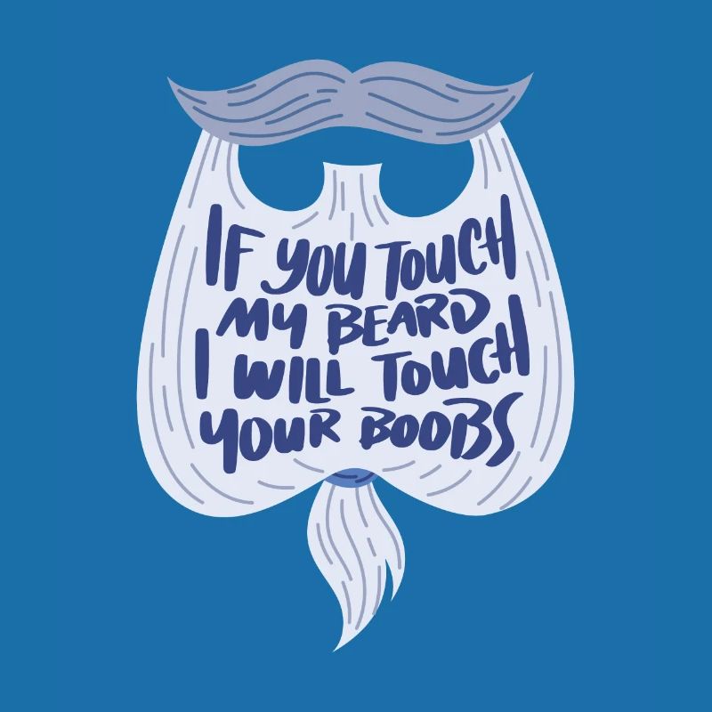 Mann mit Bart bärtig Vollbart Schnauzer Geschenk