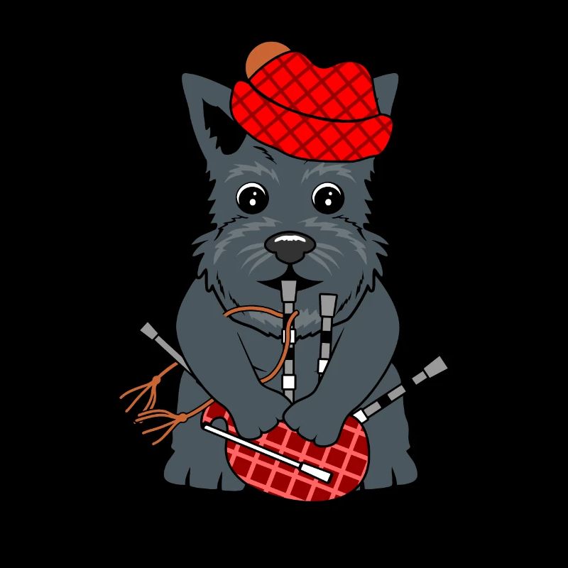 Bagpipe Scottish Terrier bagpipe bulkhead