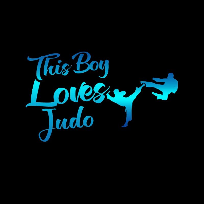 Ce garçon aime le judo