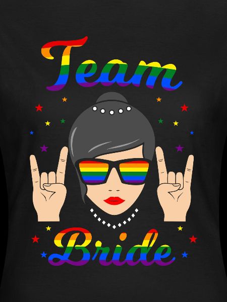 Équipe Bride LGBT lesbienne JGA poule fête