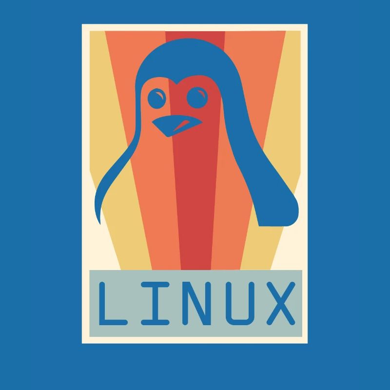 Geek Linux Pinguin PC Nerd IT Experte