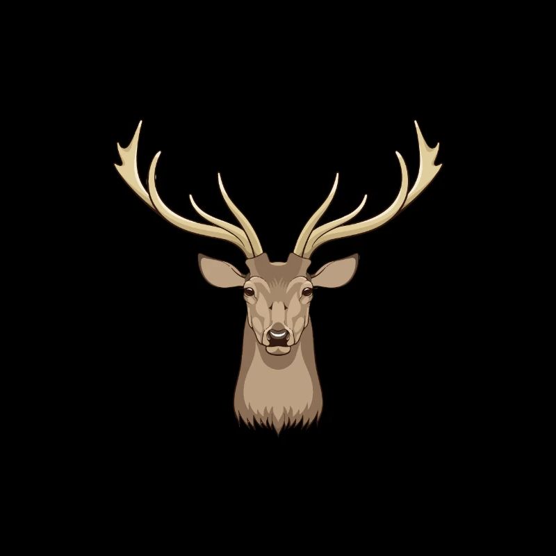 Hirsch Waldtier Hirschgeweih Jäger
