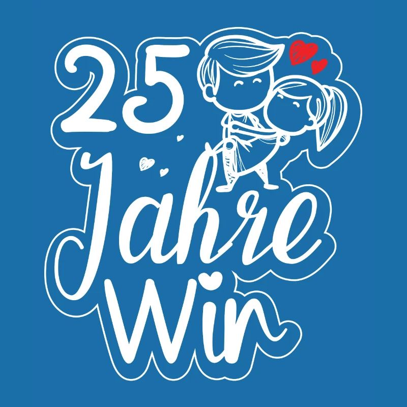 Traumpaar seit 25 Jahren Silberhochzeit Geschenk