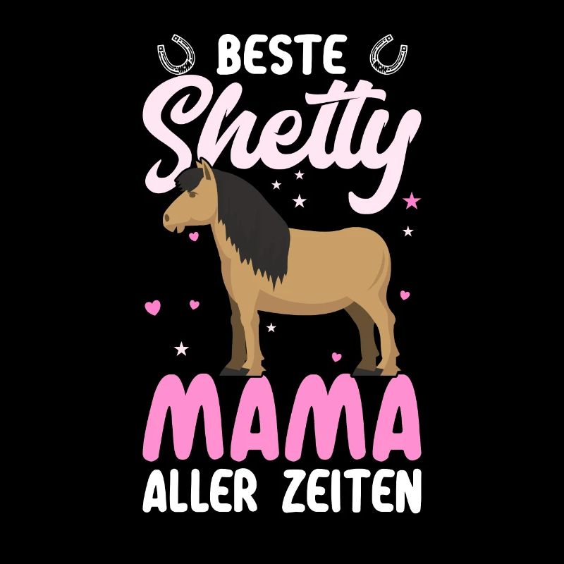 Beste Shetty Mama Shetlandpony Pferde Reiterin